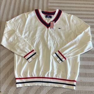 NWT Medium Vineyard Vines Varsity Sweater Pit 21.5 Length 28